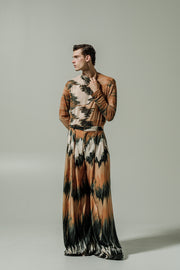 Halcyon Pants Printed Beige