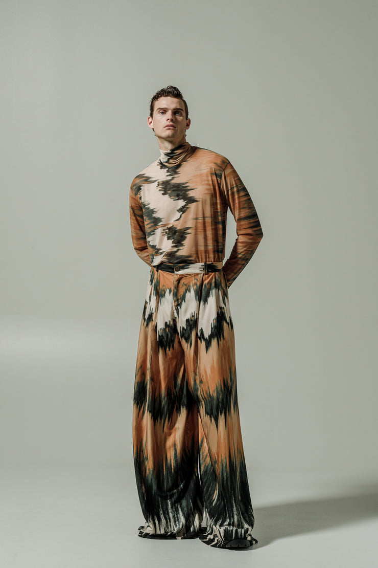 Halcyon Pants Printed Beige