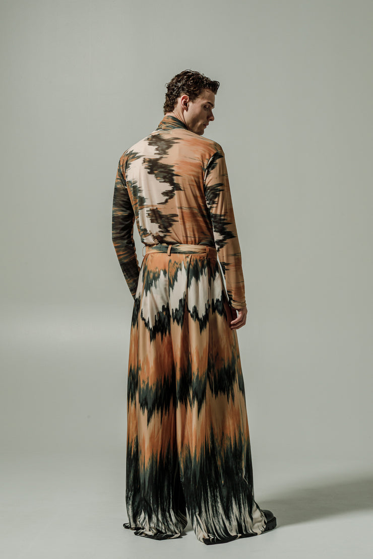 Halcyon Pants Printed Beige