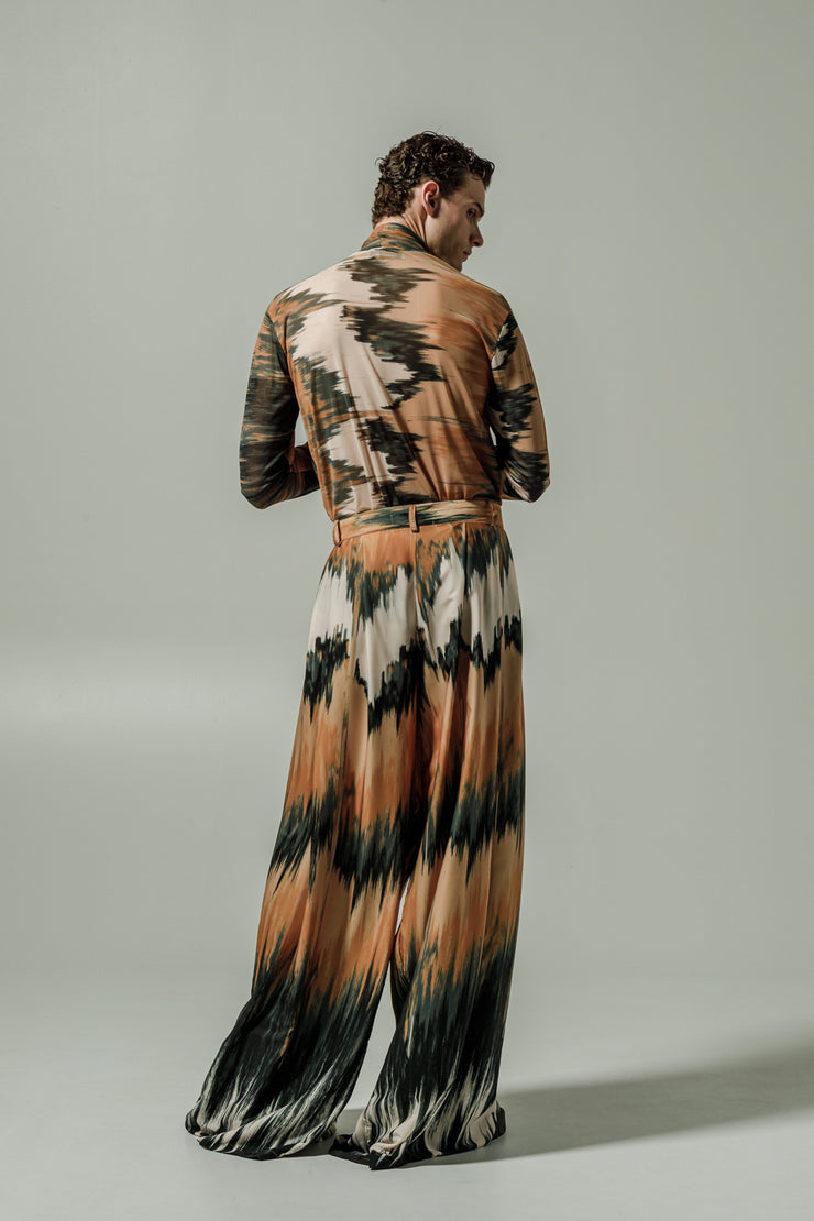 Halcyon Pants Printed Beige