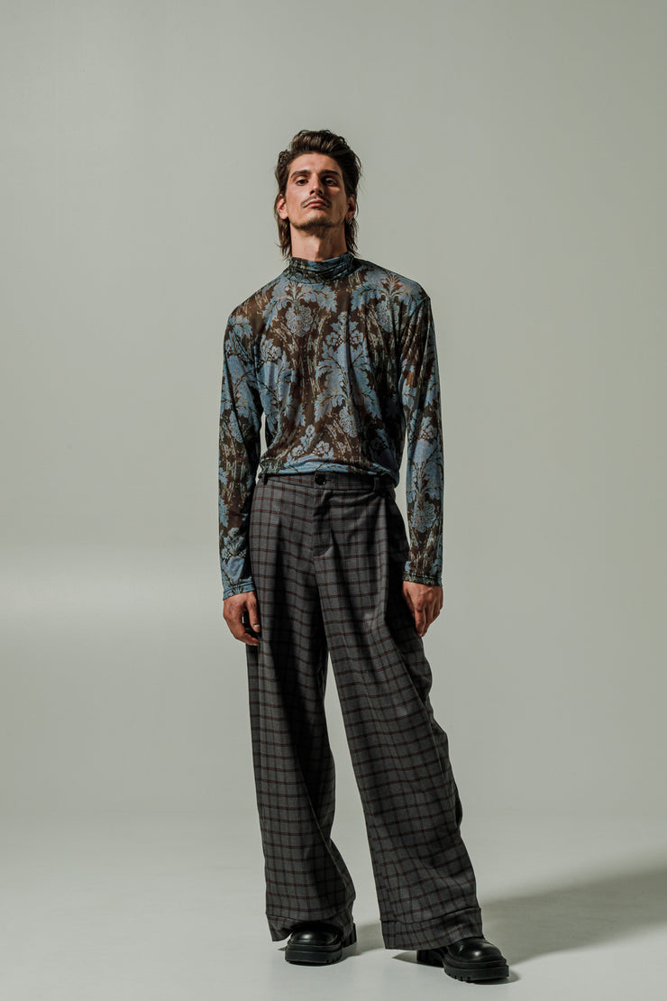 Pace Pants Plaid Orange