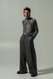 Pace Pants Plaid Orange