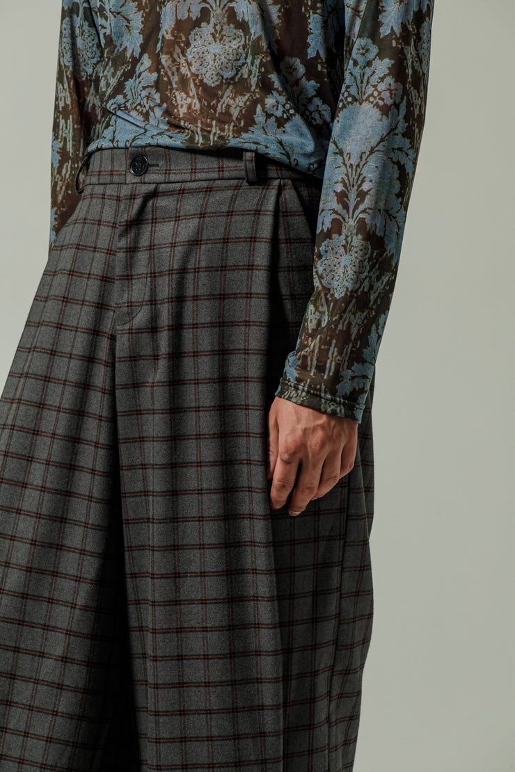 Pace Pants Plaid Orange