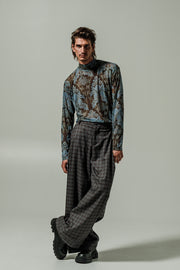 Pace Pants Plaid Orange