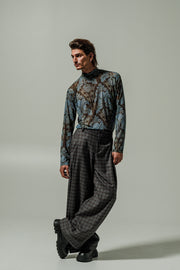 Pace Pants Plaid Orange