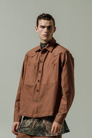 Empireo Denim Shirt Brown