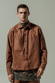 Empireo Denim Shirt Brown