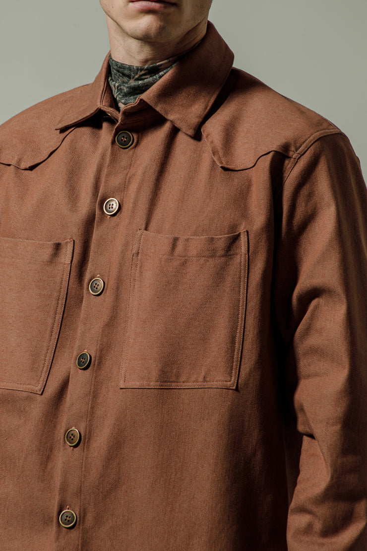 Empireo Denim Shirt Brown