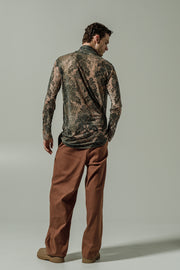 Ahimsa Blouse Printed Dusty Pink