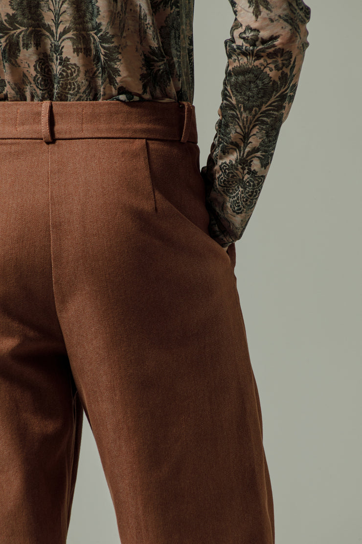 Empireo Denim Pants Brown