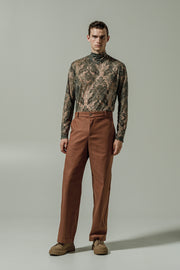 Empireo Denim Pants Brown