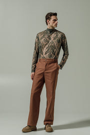 Empireo Denim Pants Brown