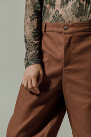 Empireo Denim Pants Brown