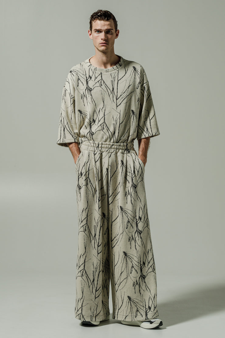 Gado Pants Patterned Ecru