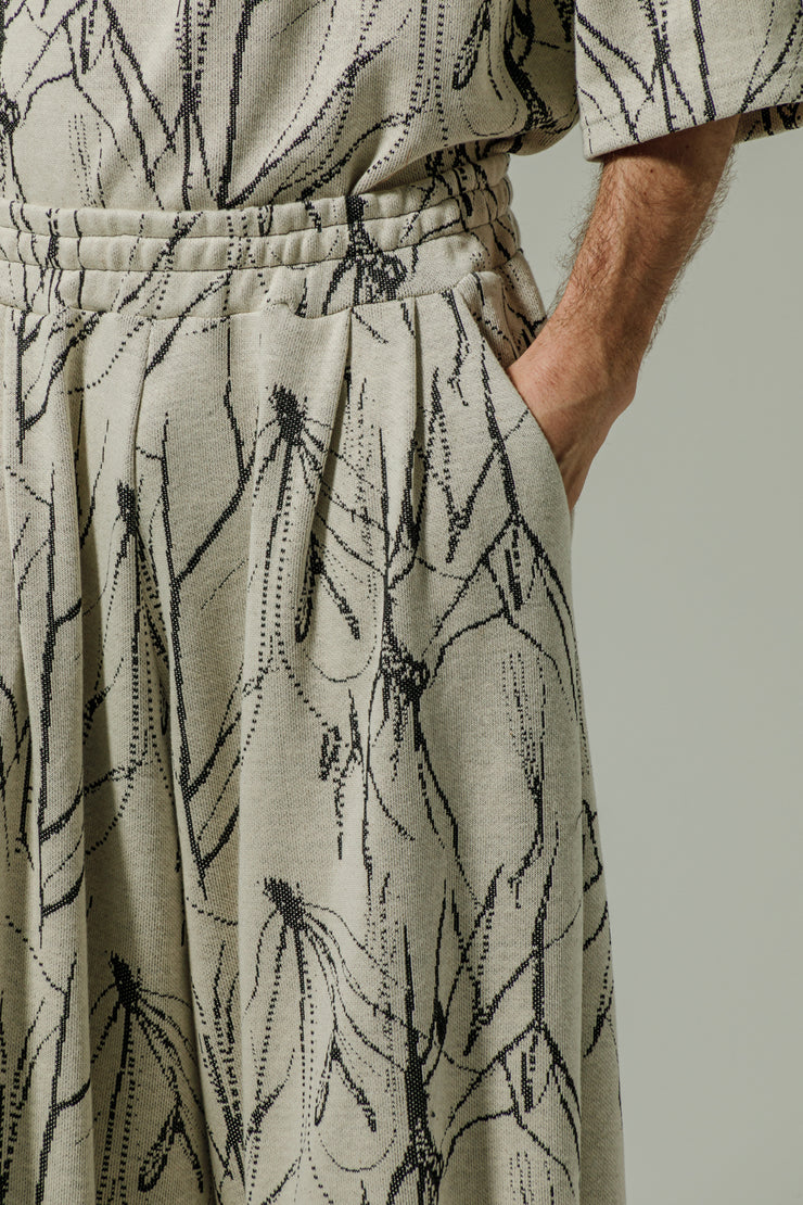 Gado Pants Patterned Ecru