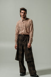 Armonia Pants Plaid Brown