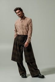 Armonia Pants Plaid Brown