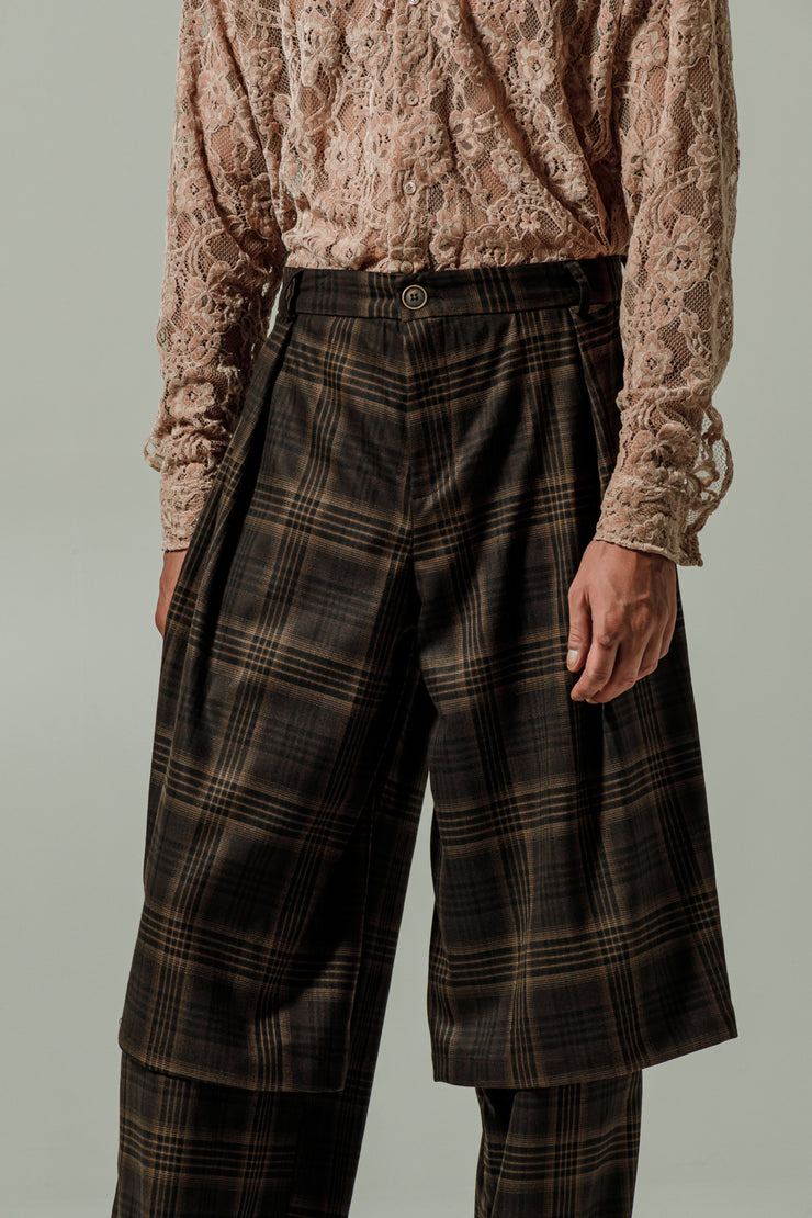 Armonia Pants Plaid Brown