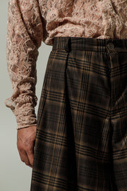 Armonia Pants Plaid Brown