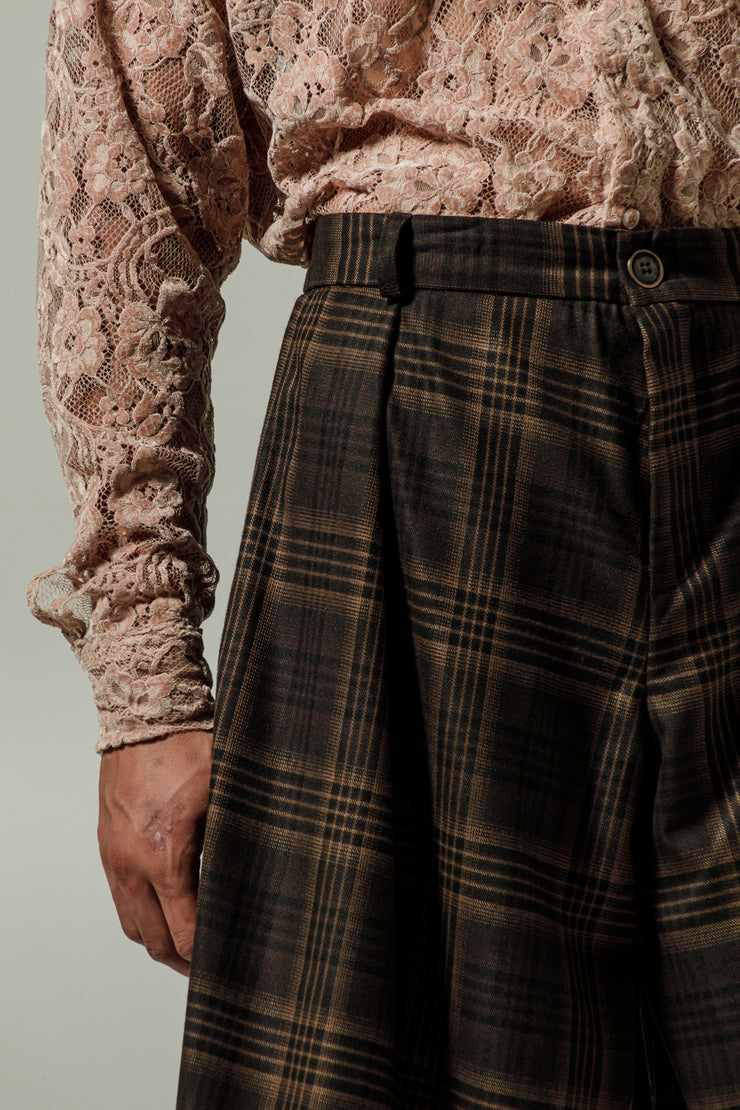 Armonia Pants Plaid Brown