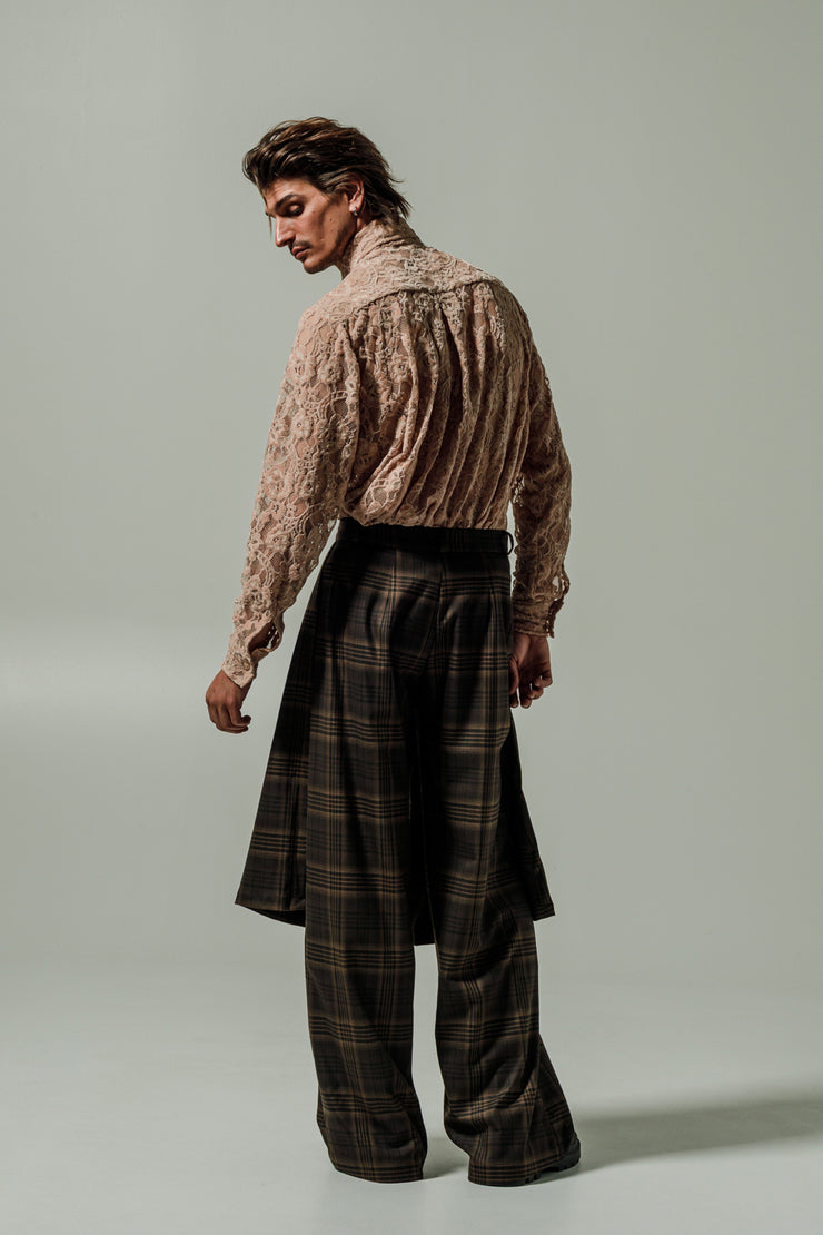 Armonia Pants Plaid Brown