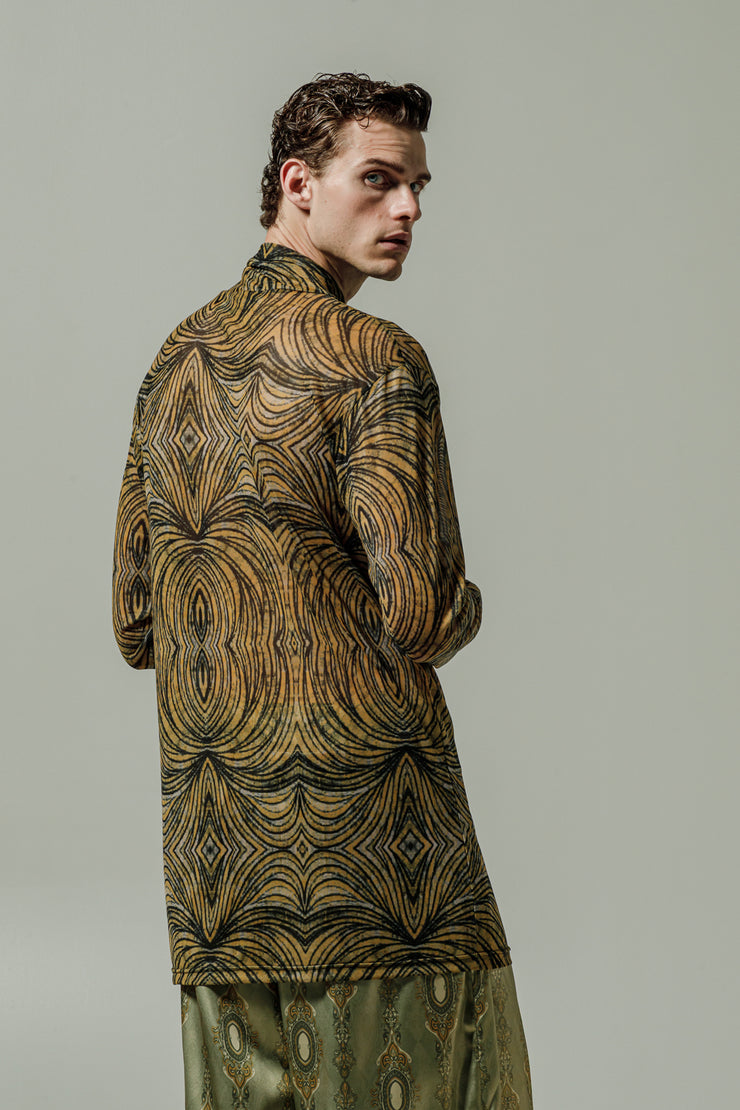 Ahimsa Blouse Printed Yellow