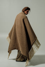 Aer Blanket Scarf Beige