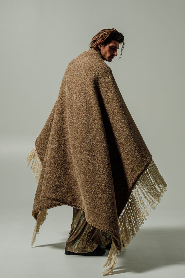 Aer Blanket Scarf Beige