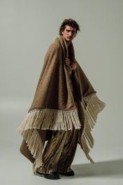 Aer Blanket Scarf Beige