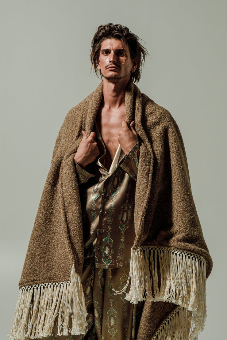 Aer Blanket Scarf Beige