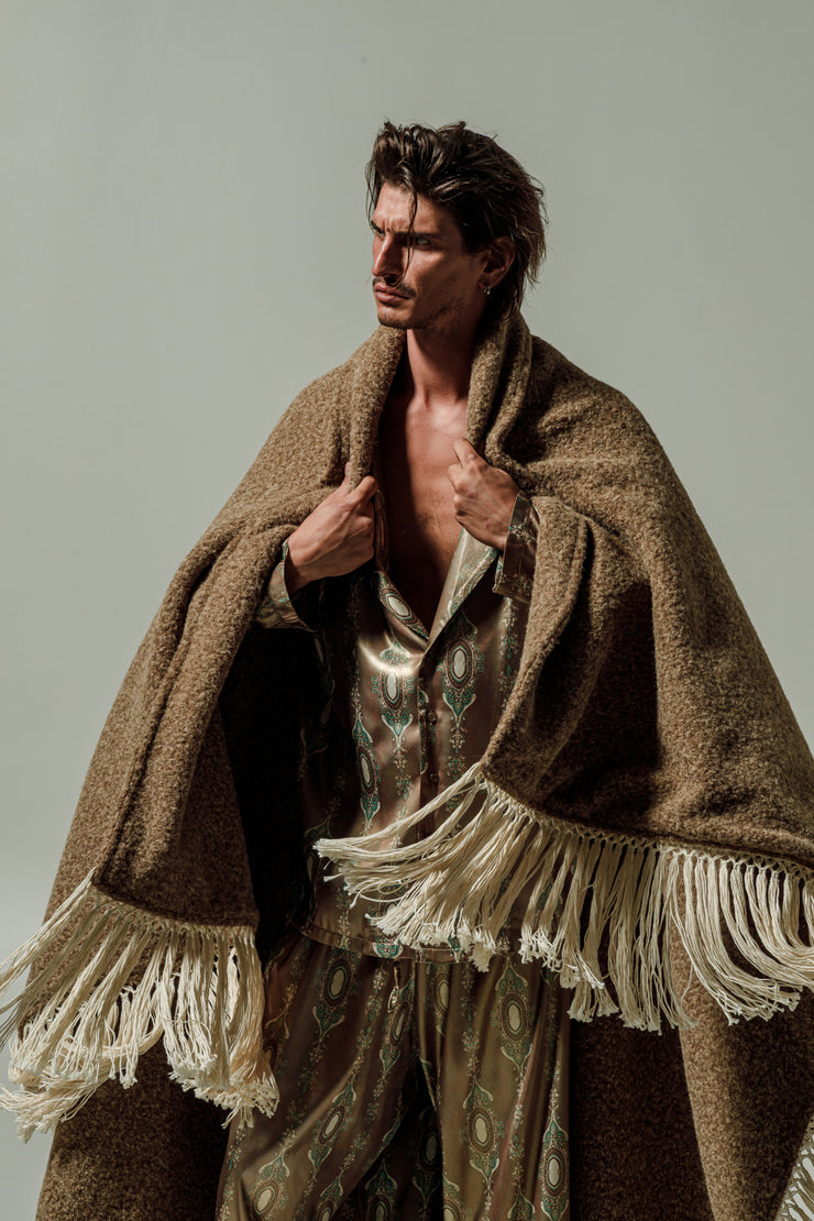 Aer Blanket Scarf Beige