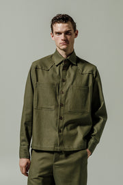 Empireo Denim Shirt Green
