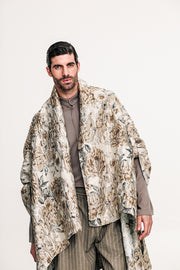 Hmong Kimono Brocade Ecru