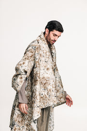 Hmong Kimono Brocade Ecru