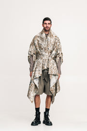 Hmong Kimono Brocade Ecru