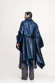 Hmong Kimono Brocade Blue