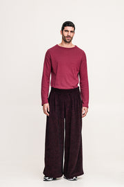Gado Pants Patterned Bordeaux
