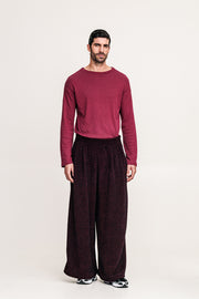 Gado Pants Patterned Bordeaux