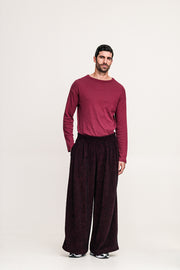 Gado Pants Patterned Bordeaux