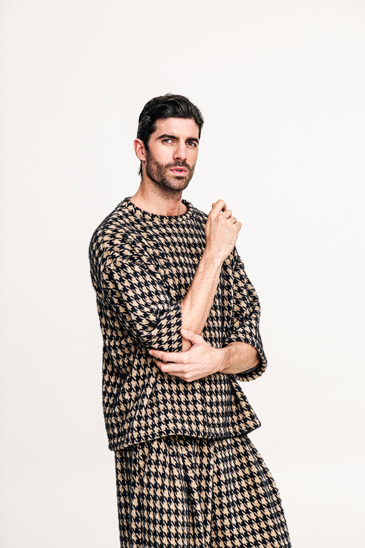 Mirath T-shirt Patterned Beige