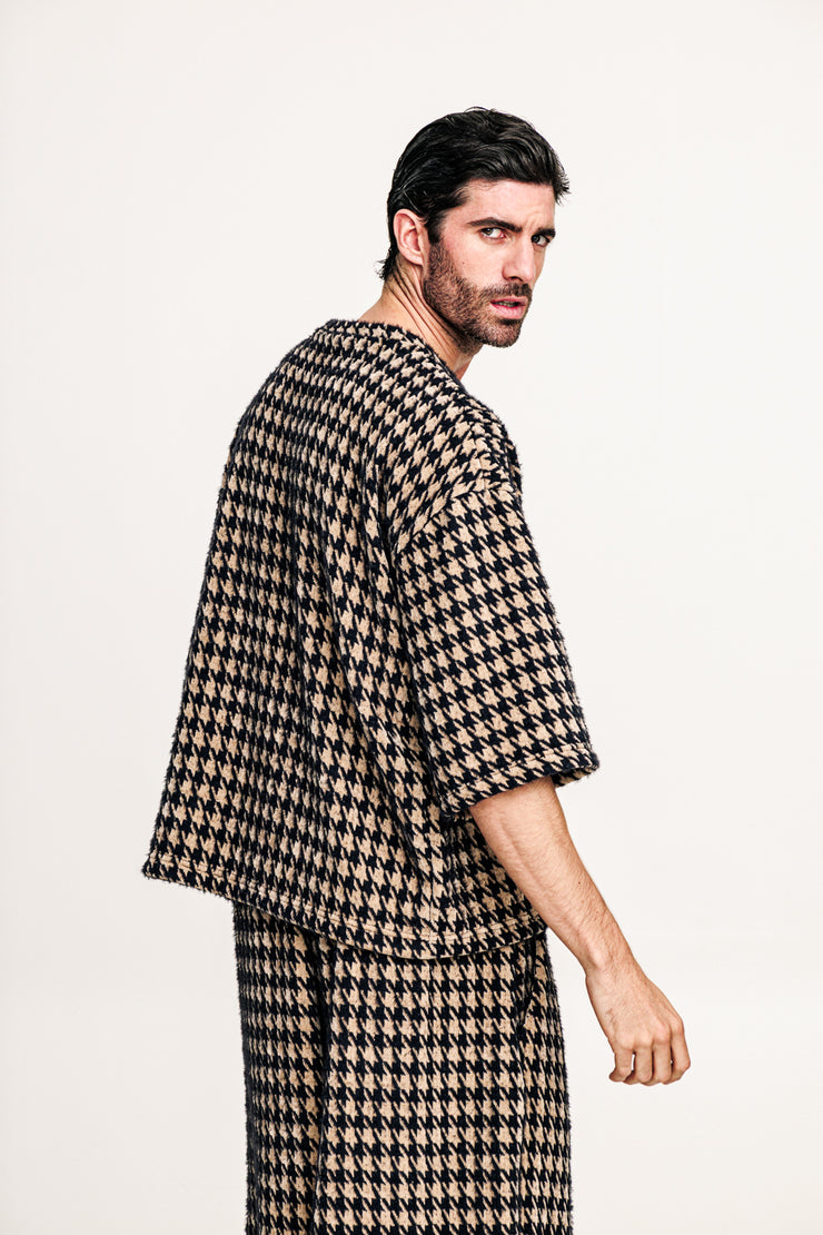 Mirath T-shirt Patterned Beige