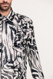 Alabaster Shirt Printed White