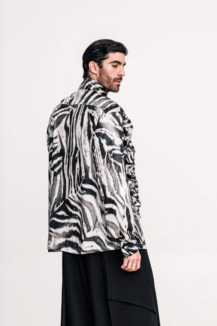 Alabaster Shirt Printed White