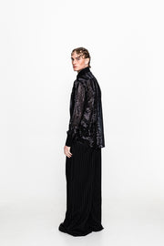 Silvano Sequined Shirt Black