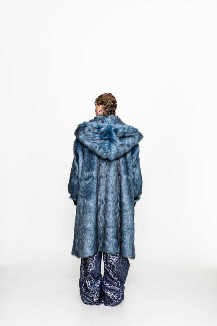 Utopia Faux-Fur Coat Grey