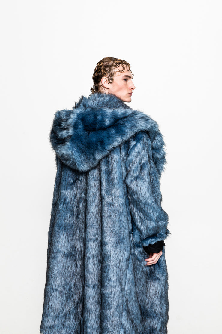 Utopia Faux-Fur Coat Grey