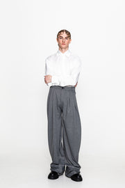 Massimo Pants Patterned Grey