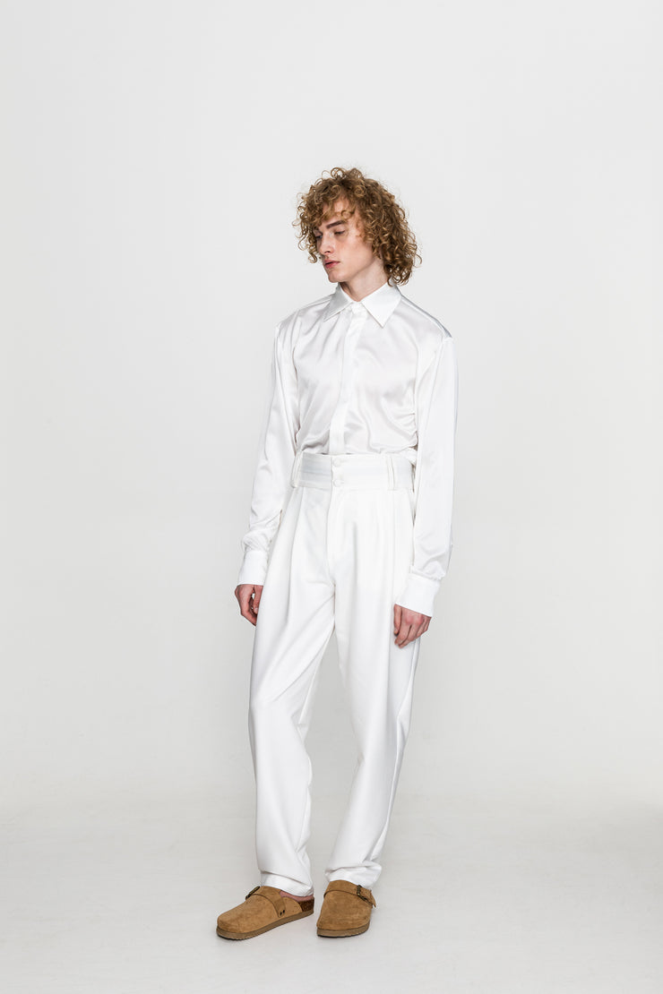 Davide Pants White