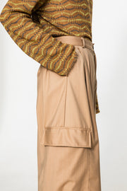 Kanu Pants Striped Beige