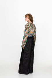 Kanu Pants Striped Graphite